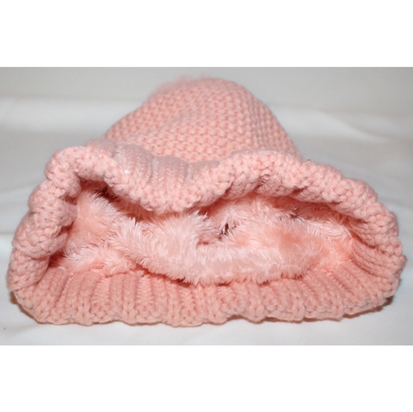 Women's Plush Knit Pom Pom Beanie Hat - Picture 11 of 15